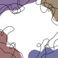 folha de moldura estética png