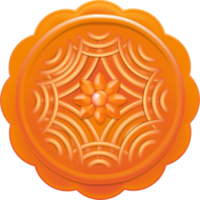 mooncakes top and side view clipart illustration with chinese text happy mid autumn festival png