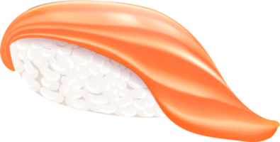 uppsättning av sushi japansk traditionell mat png