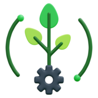 ecosystem 3d render icon illustration png