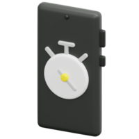 timer 3d render icon illustration png