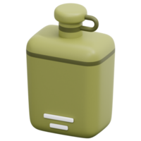 canteen 3d render icon illustration png