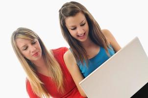 two young woman student photo