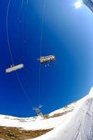 Ski lift view photo