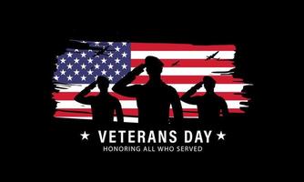 Veterans day Background Design. Greeting Card, Banner, Poster. Vector Illustration.