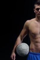 Soccer player view photo