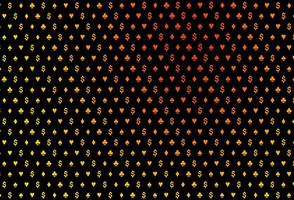 Dark yellow, orange vector layout with elements of cards.