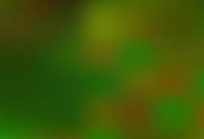 Light Green vector abstract bokeh pattern.