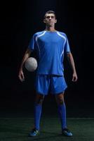 Soccer player view photo