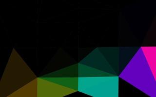 Dark Multicolor, Rainbow vector abstract mosaic background.