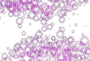 Light Purple vector texture with disks.