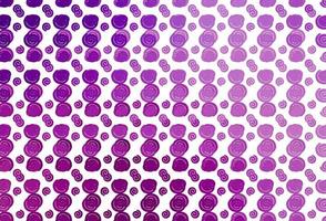 Light Purple vector background with bent lines.