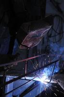 Welder at work photo