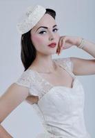 Beautiful bridal portrait photo