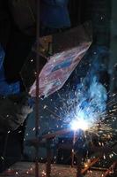 Welder at work photo