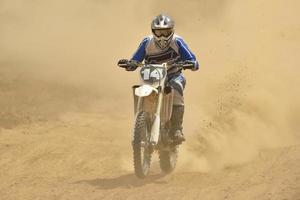 Motocross bike race photo