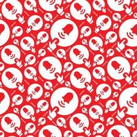 Abstract subscribe icons pattern vector