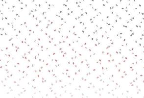 Light Red vector pattern with music elements.