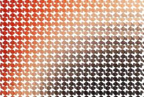 Light Red, Yellow vector background with liquid shapes.