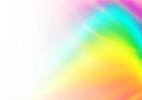 Light Multicolor, Rainbow vector blurred shine abstract template.