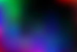 Dark Multicolor, Rainbow vector blurred shine abstract pattern.