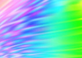 Light Multicolor, Rainbow vector blurred and colored background.