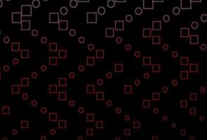 Dark Red vector background with rectangles.