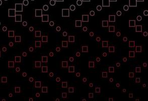 Dark Red vector background with rectangles.