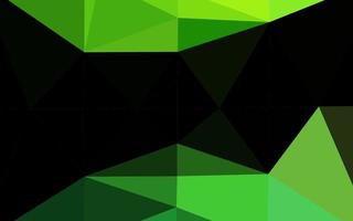 Light Green vector blurry triangle template.