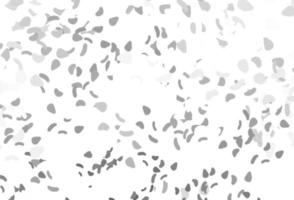 Light silver, gray vector texture with random forms.