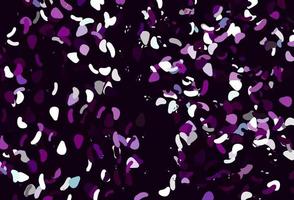 Light purple vector pattern with chaotic shapes.