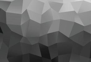 Dark Silver, Gray vector polygon abstract background.