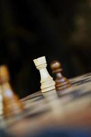 vista de figuras de ajedrez foto