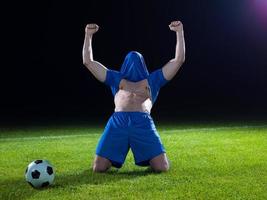 Soccer player view photo