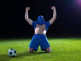 Soccer player view photo