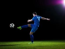 Soccer player view photo