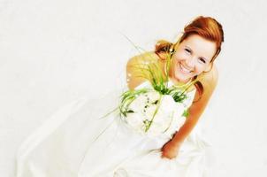 Beautiful bride portrait photo