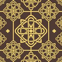 Seamless Celtic Knots Inspired Background vector