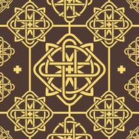 Seamless Celtic Knots Inspired Background vector