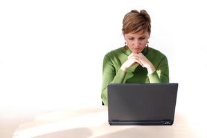 Young businesswoman portrait photo