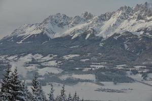 winter mountain landscape photo