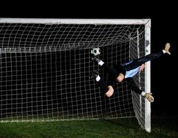 vista de jugador de futbol foto