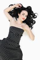 pinup fashion isolated photo