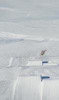 Ski jump view photo