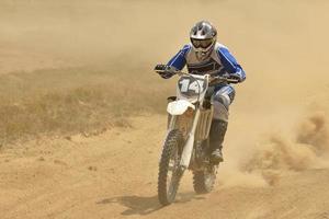 Motocross bike race photo