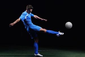 Soccer player view photo