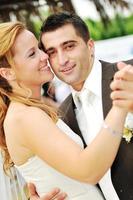 Beautiful bride portrait photo