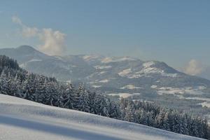 winter mountain landscape photo