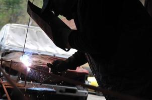 Welder at work photo