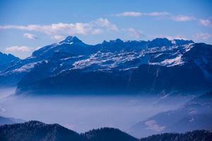 vista del paisaje de invierno foto